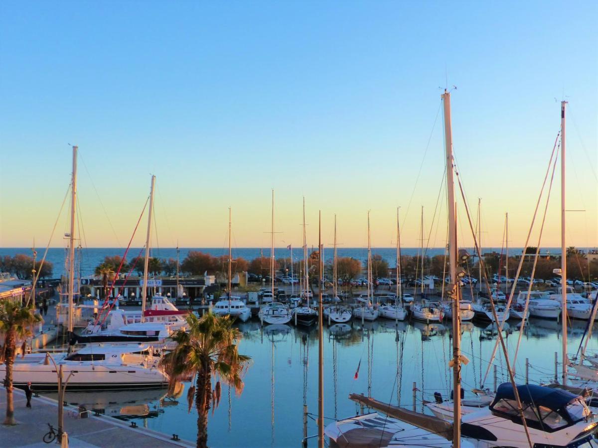 Classe 3 Etoiles - Magnifique Vue Sur Le Port - Wifi Et Clim La Grande Motte Luaran gambar