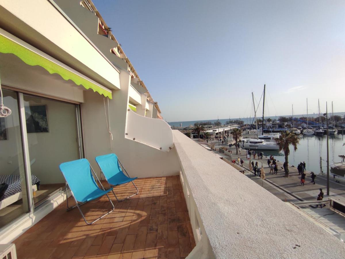 Classe 3 Etoiles - Magnifique Vue Sur Le Port - Wifi Et Clim La Grande Motte Luaran gambar