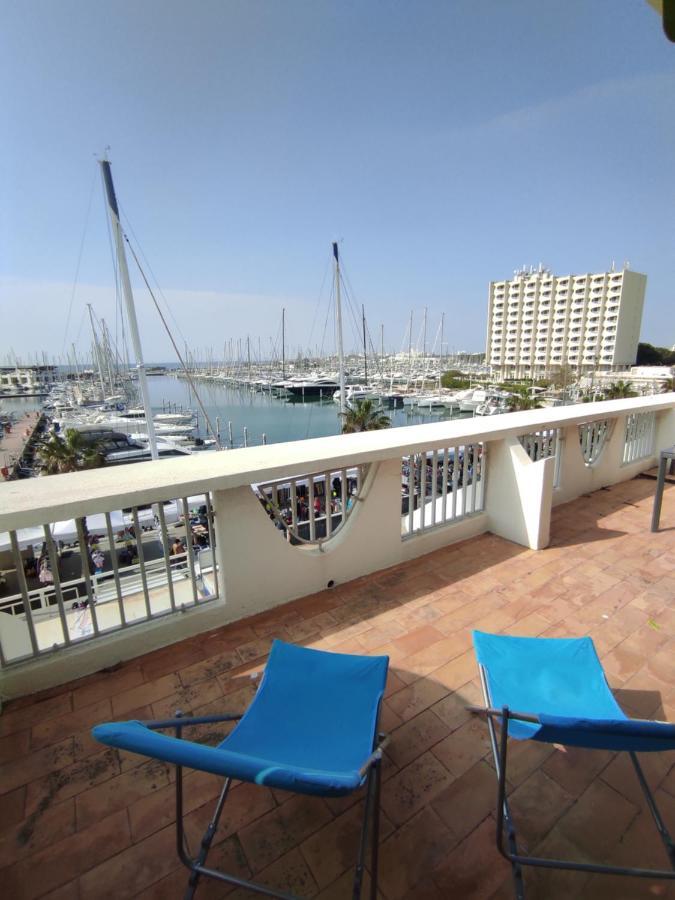 Classe 3 Etoiles - Magnifique Vue Sur Le Port - Wifi Et Clim La Grande Motte Luaran gambar