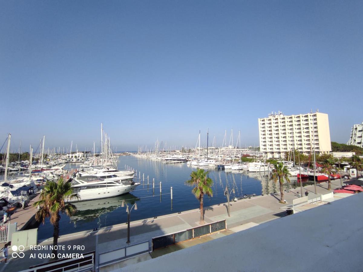 Classe 3 Etoiles - Magnifique Vue Sur Le Port - Wifi Et Clim La Grande Motte Luaran gambar