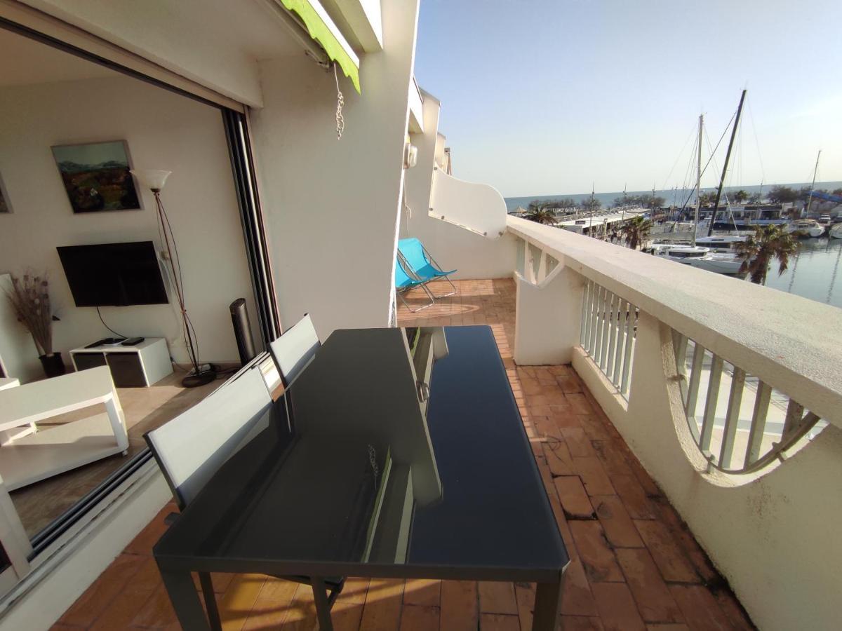 Classe 3 Etoiles - Magnifique Vue Sur Le Port - Wifi Et Clim La Grande Motte Luaran gambar